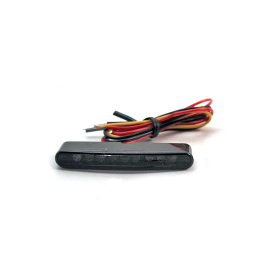 Stripe-run mini LED taillight. Smoke lens