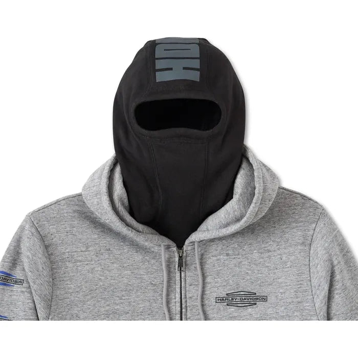 Harley-Davidson® Roaring Balaclava Hoodie - Grey Heather