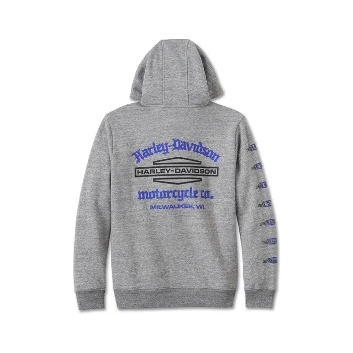 Harley-Davidson® Roaring Balaclava Hoodie - Grey Heather