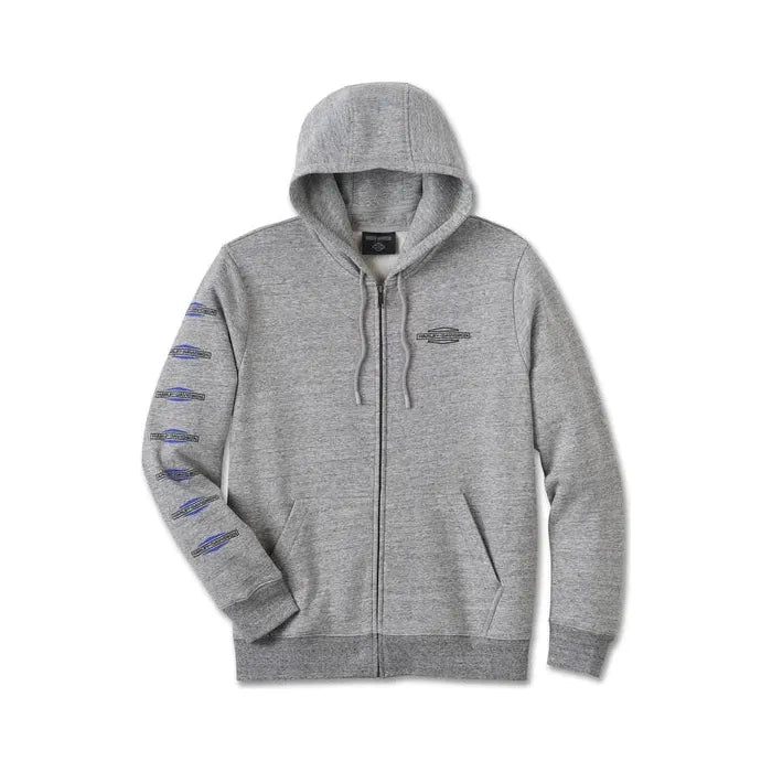 Harley-Davidson® Roaring Balaclava Hoodie - Grey Heather