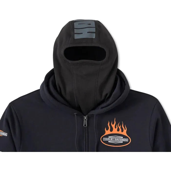 Harley-Davidson® Roaring Balaclava Hoodie - Harley Black