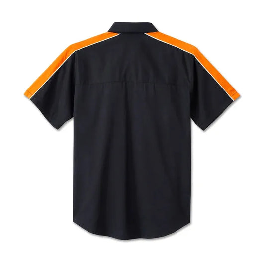 Harley-Davidson® Men's Stacked Bar & Shield Short Sleeve Shirt - Colorblock