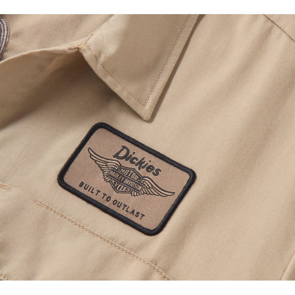 Dickies x H-D Men's Built to Outlast Work Shirt - Desert Sand