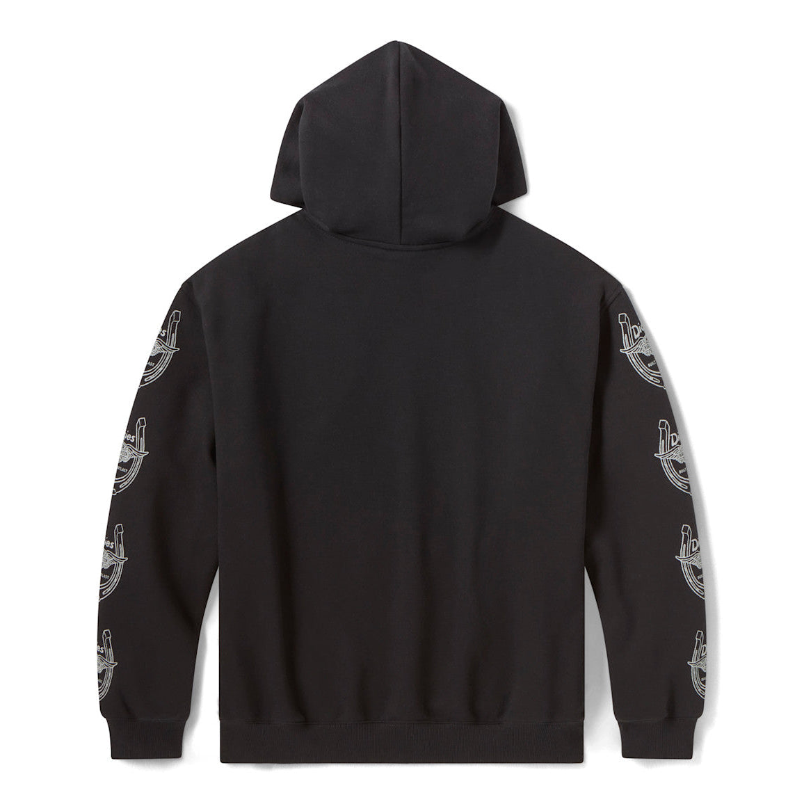 Dickies X H-D® Winged Horseshoe Oversized Pullover Hoodie - Black