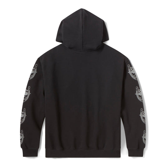 Dickies X H-D® Winged Horseshoe Oversized Pullover Hoodie - Black