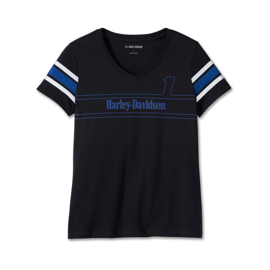 Harley-Davidson® Women's Racing Tee with Reflective Stripe