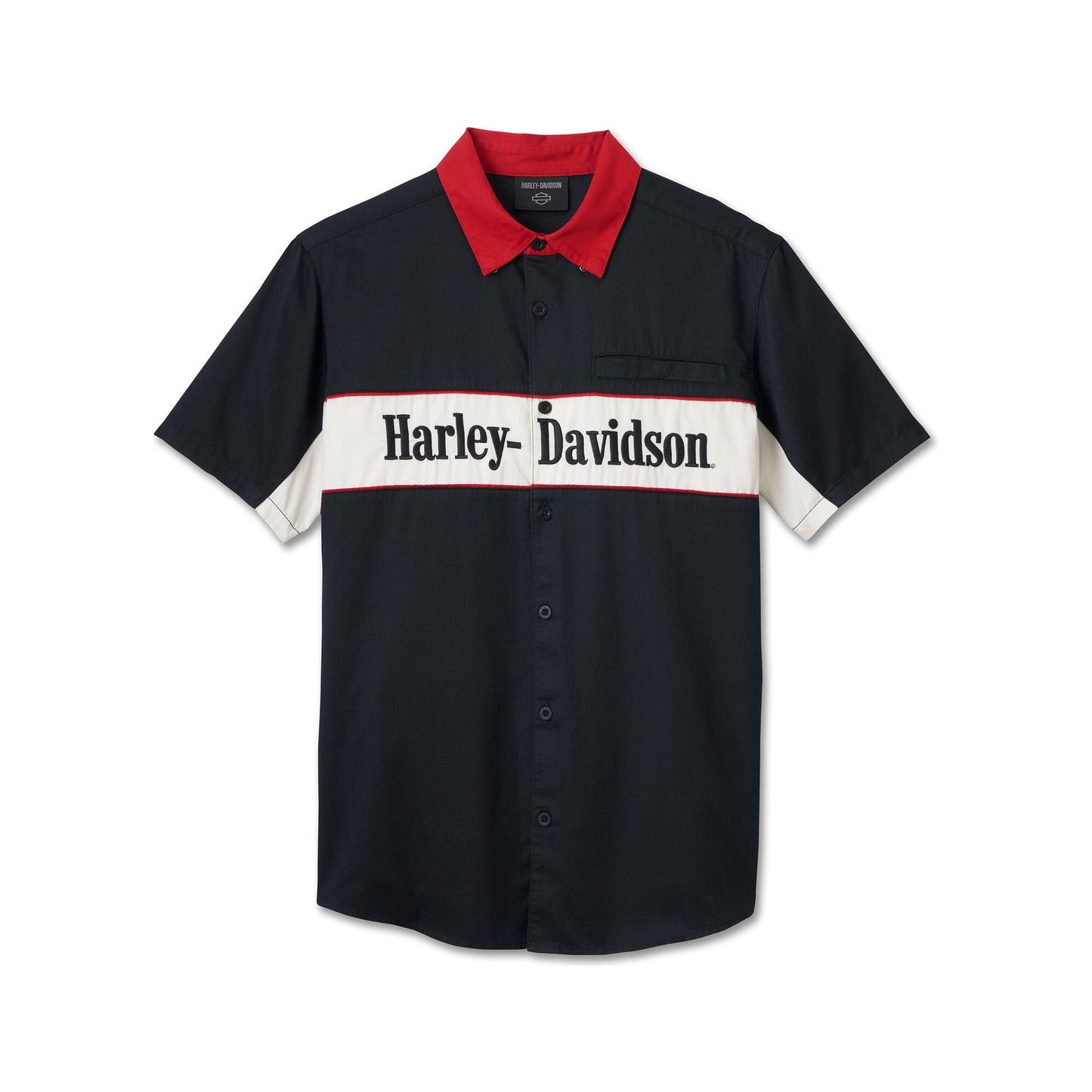 Harley-Davidson® Men's The Garage Mechanic Short Sleeve Shirt - Harley Black