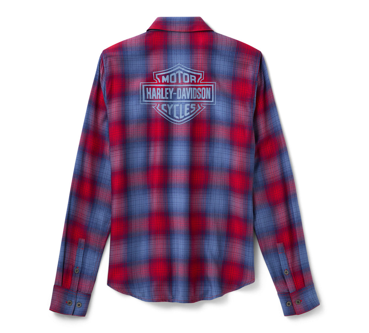 Harley-Davidson® Women's H-D Essential Plaid Button Front Shirt