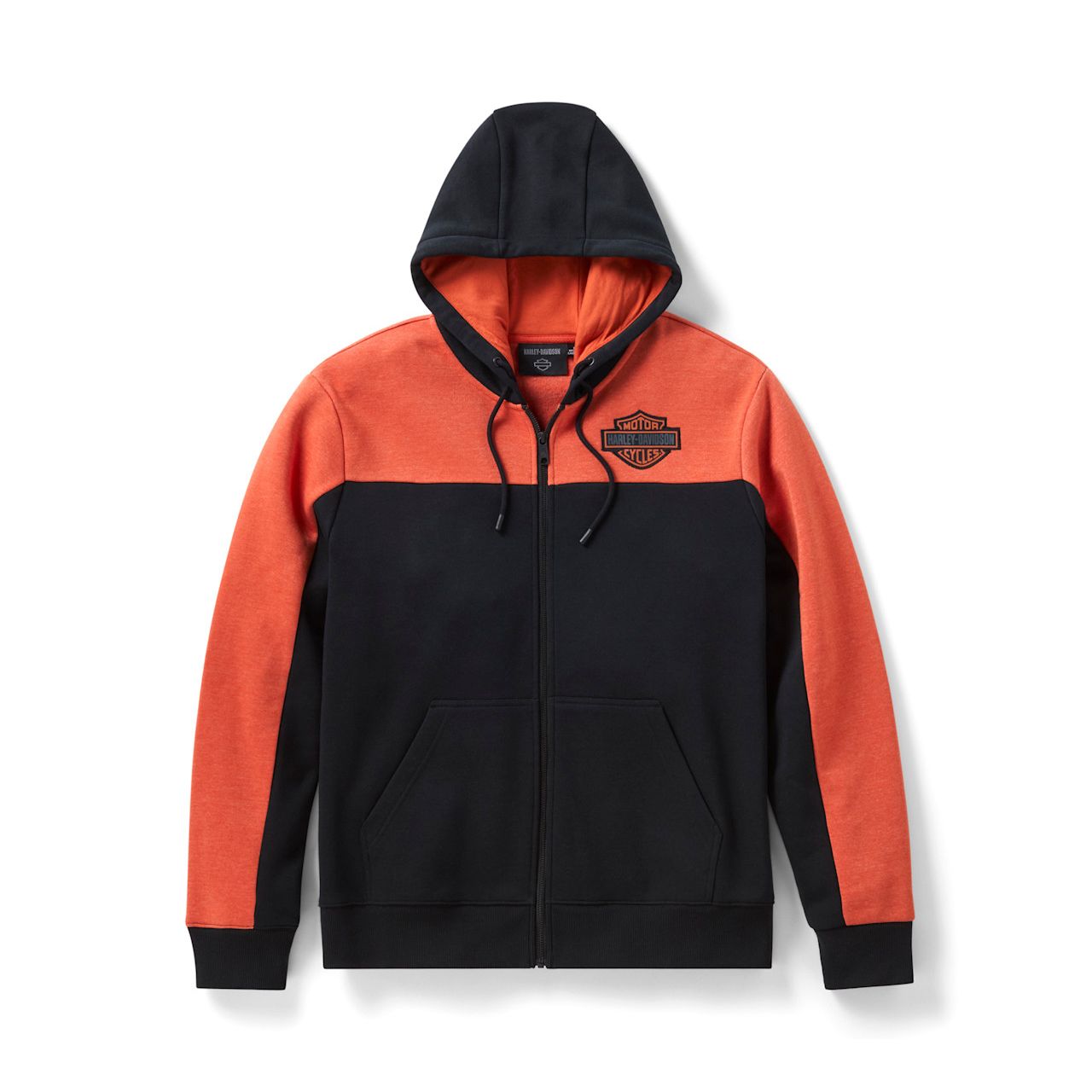 Harley-Davidson® Men's H-D Essential Colour Blocked Full Zip Hoodie