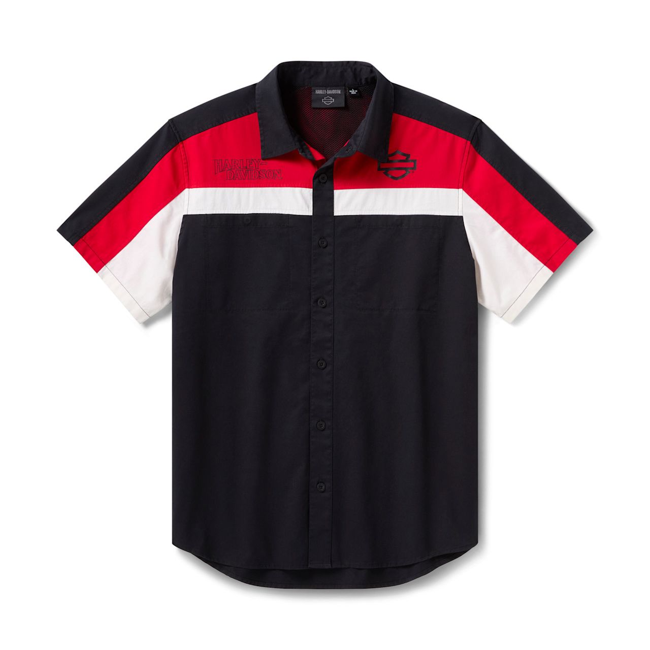 Harley-Davidson® Men's Screamin' Eagle Vented Short Sleeve Mechanics Shirt