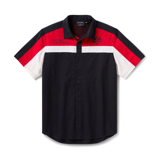 Harley-Davidson® Men's Screamin' Eagle Vented Short Sleeve Mechanics Shirt