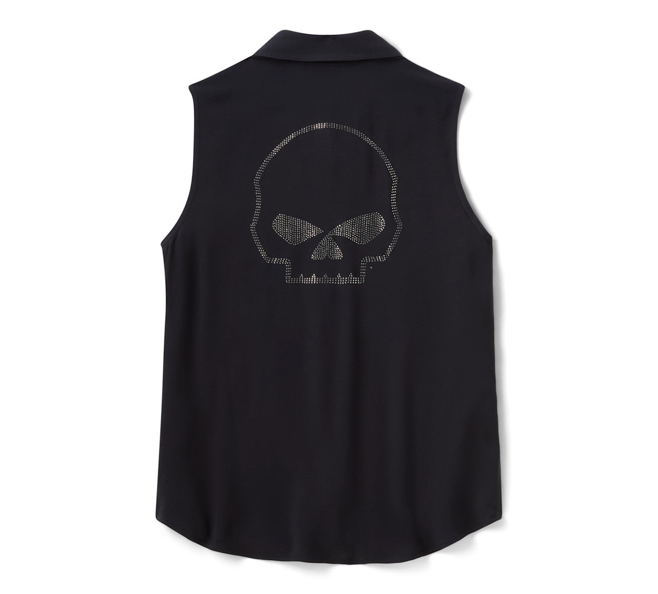 Harley-Davidson® Women's Willie G  Skull Bling Sleeveless - Harley Black