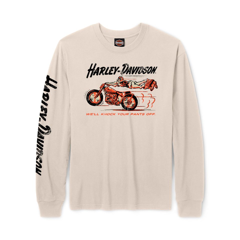 Men's H-D Knock Your Pants Off Long Sleeve Tee