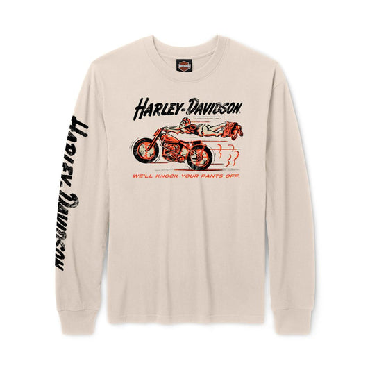 Men's H-D Knock Your Pants Off Long Sleeve Tee