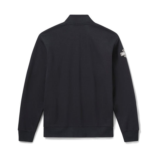 Harley-Davidson® Men's H-D Essential 1/4 Zip Pullover Fleece - Harley Black