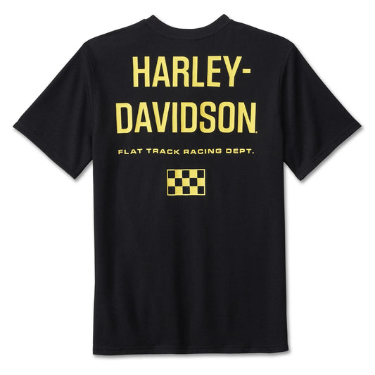 Harley-Davidson® Men's Bar & Shield Racing Short Sleeve Henley