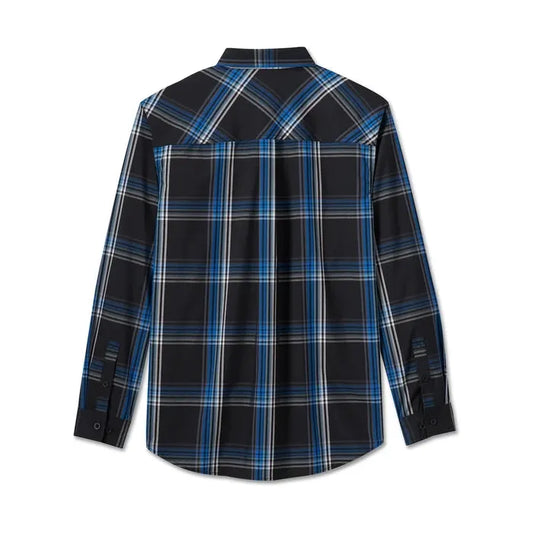 Harley-Davidson® Men's The Bagger Long Sleeve Shirt - Black Plaid
