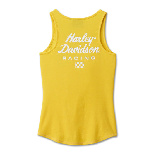 Harley-Davidson® Women's #1 Racing Tank - Dandelion