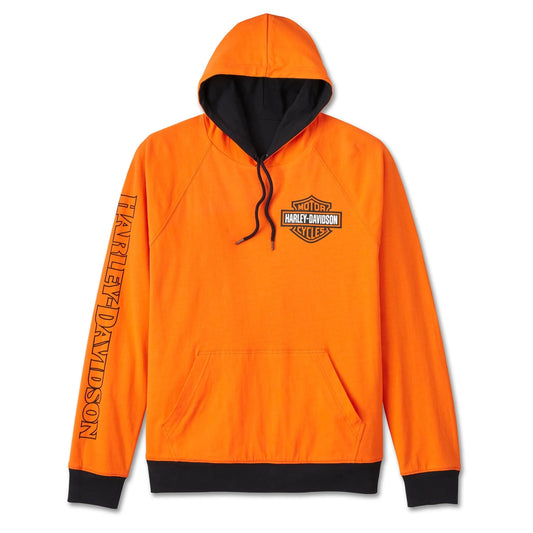 Harley-Davidson® Men's Spirit of Freedom Reversible Hoodie - Black & Orange