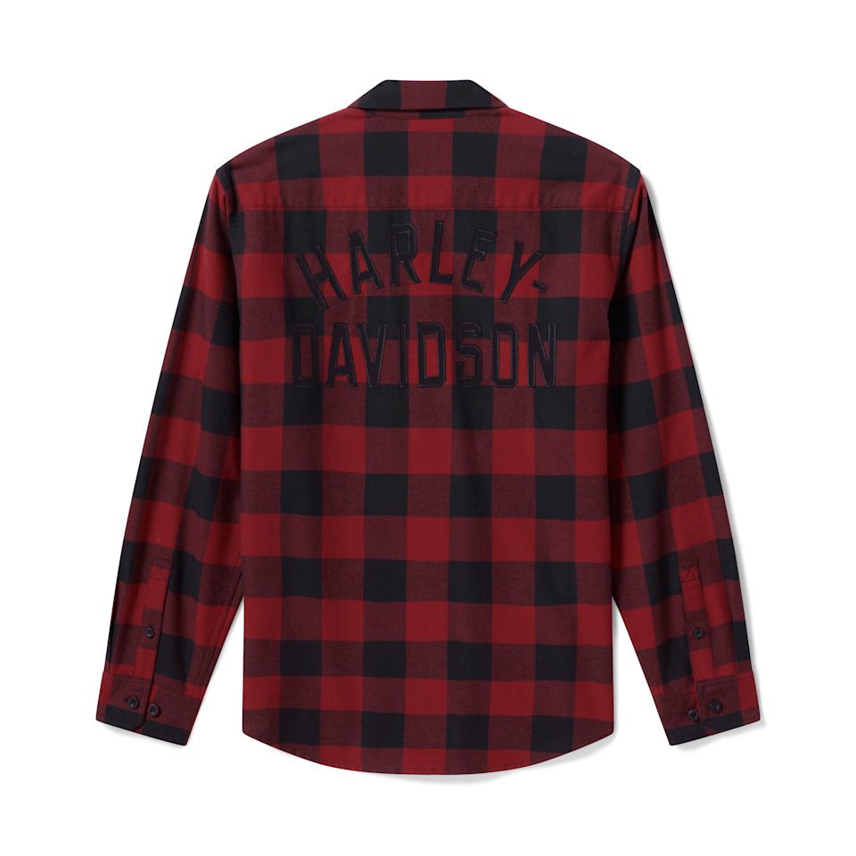 Harley-Davidson® Men's H-D Essential Buffalo Check Woven Shirt
