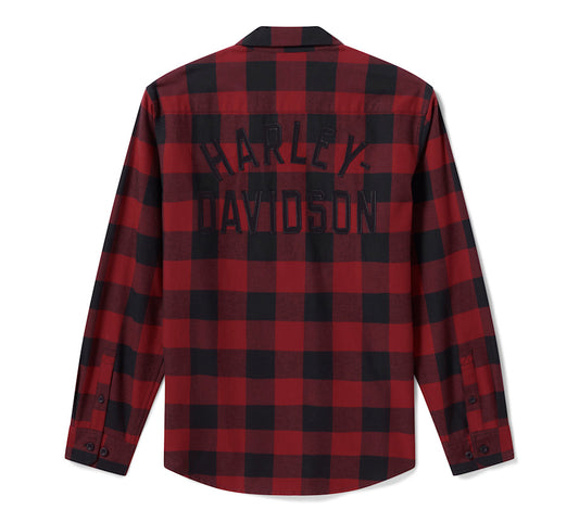 Harley-Davidson® Men's H-D Essential Buffalo Check Woven Shirt
