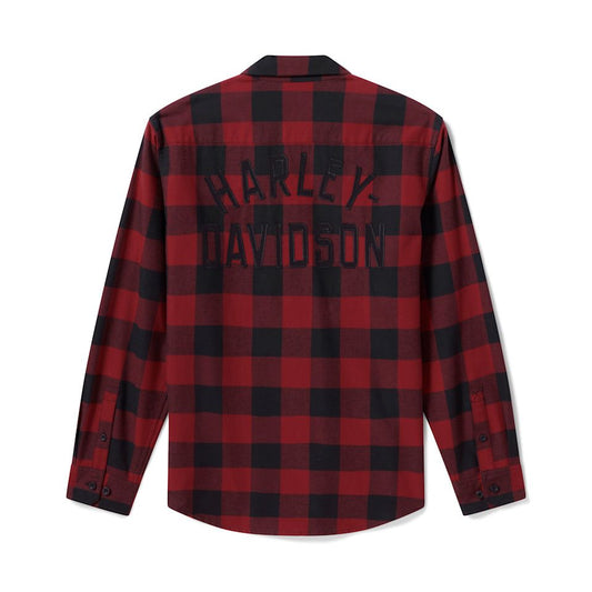 Harley-Davidson® Men's H-D Essential Buffalo Check Woven Shirt