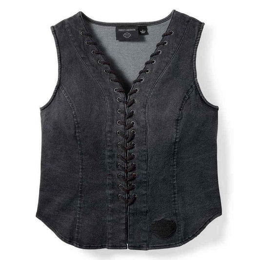 Harley-Davidson® Women's Lace Up Vest