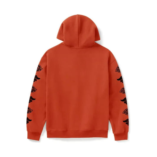 Dickies x H-D® Men's Eagle Sleeve Hoodie - Vintage Orange