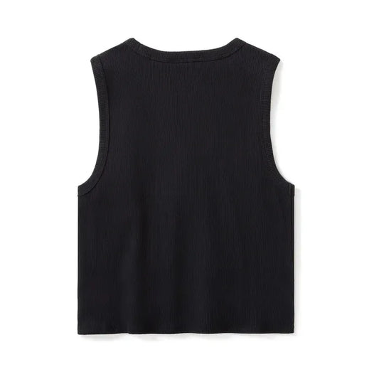 Dickies x H-D® Women's Racerback Cropped Eagle Tank - Anthracite