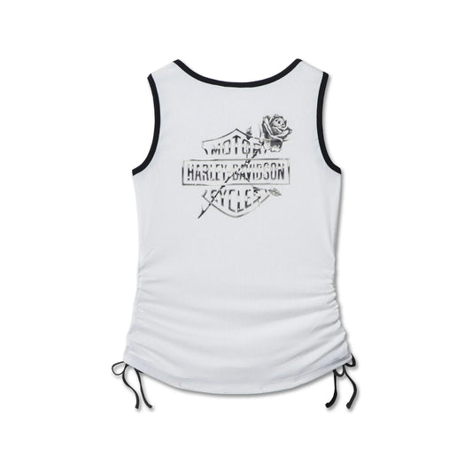 Harley-Davidson® Women's Illuminate Bar & Shield Tank - Bright White