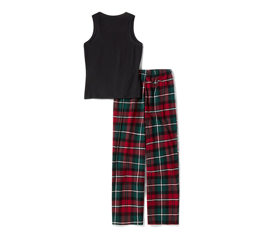 Harley-Davidson® Women's H-D Plaid Tank & Pant Pyjama Set