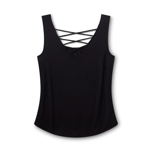 Harley-Davidson® Women's Bling H-D® Moto Wings Laced Back Tank