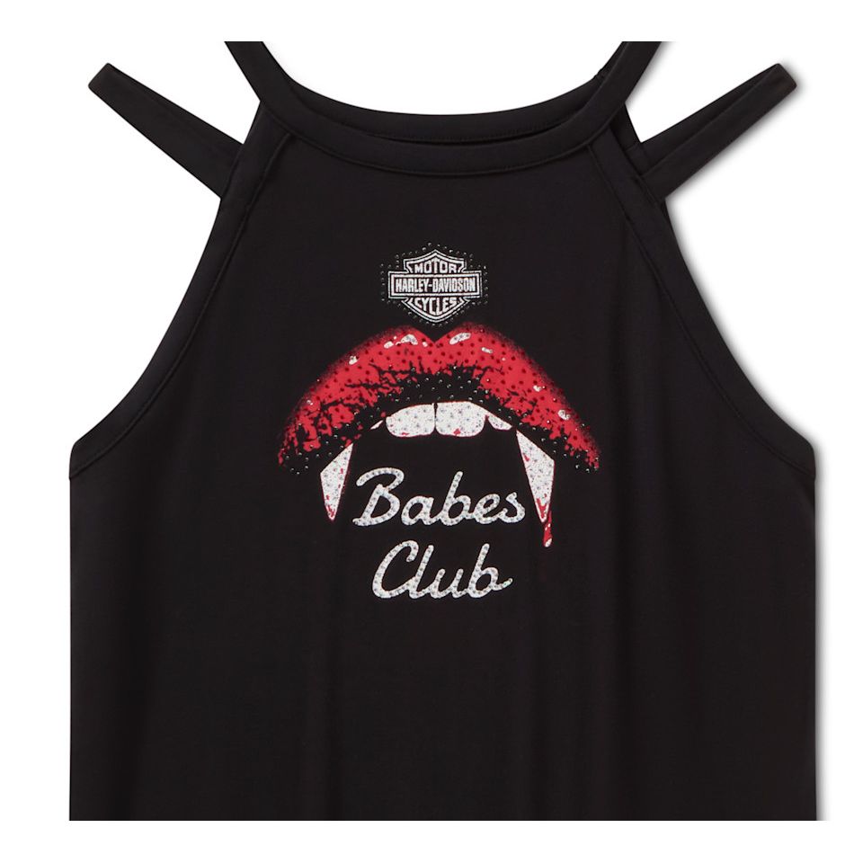 Harley-Davidson® Women's Bling Immortal Strappy High Neck Tank