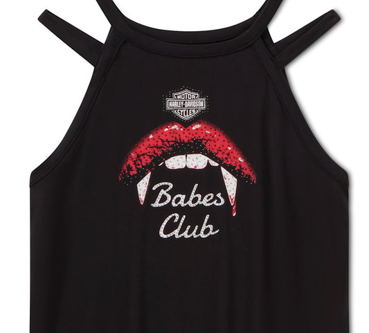 Harley-Davidson® Women's Bling Immortal Strappy High Neck Tank