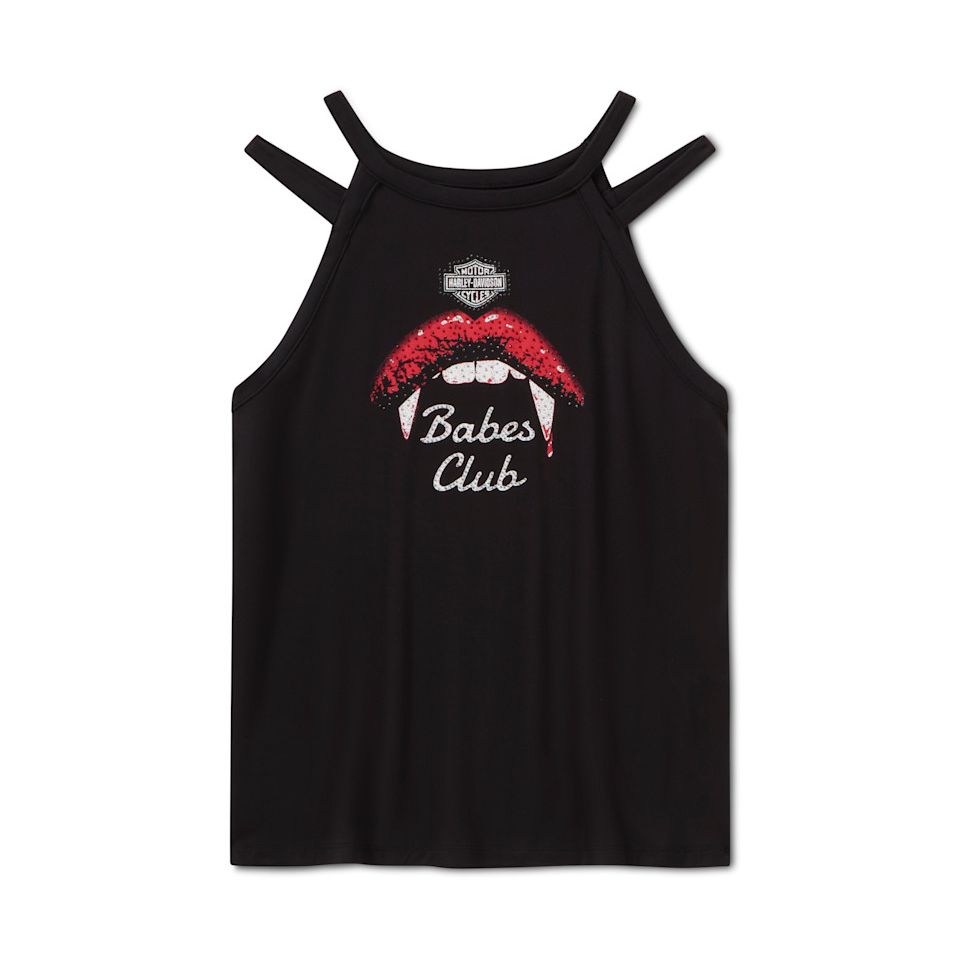 Harley-Davidson® Women's Bling Immortal Strappy High Neck Tank