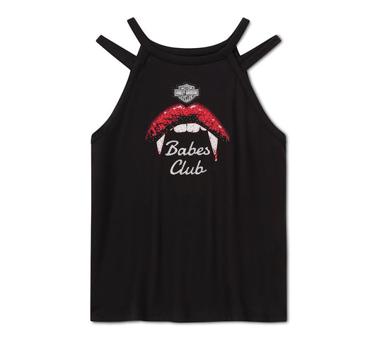 Harley-Davidson® Women's Bling Immortal Strappy High Neck Tank