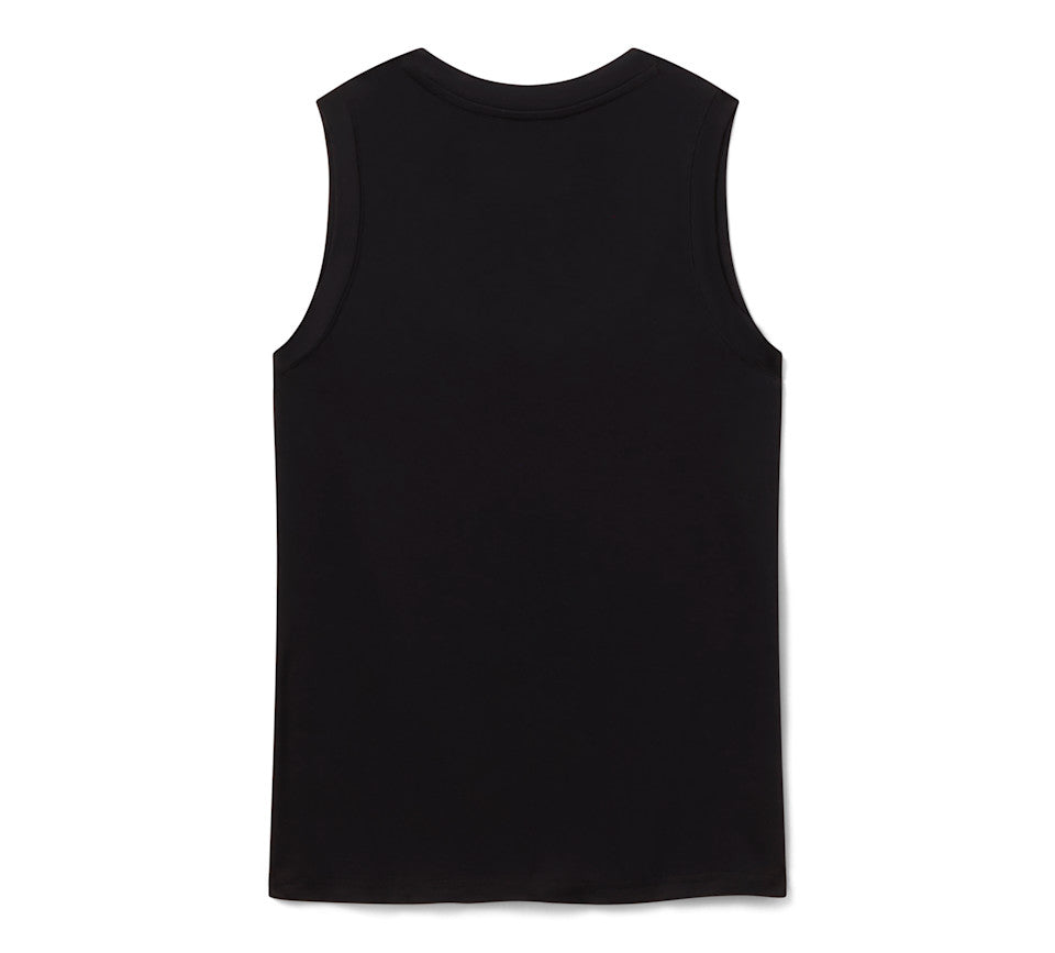 Harley-Davidson® Women's Bling Iron Rose Tank - Harley Black