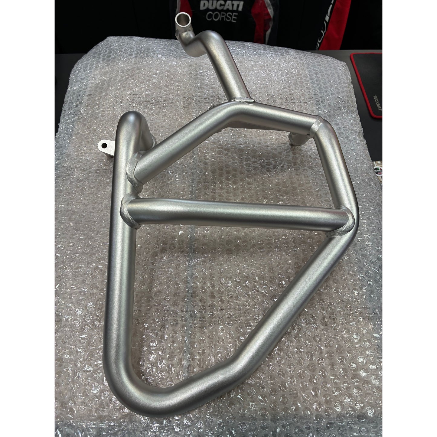 Ducati Left Hand Side Engine Gaurd Silver Multistrada V4 V4S V4 RALLY