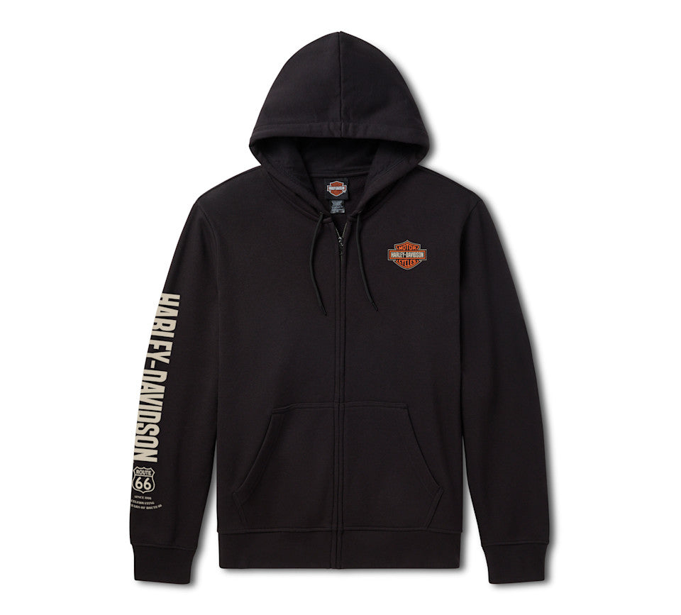 Harley-Davidson® Route 66 Anniversary Full Zip Fleece Hoodie