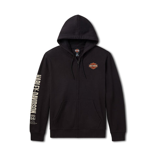 Harley-Davidson® Route 66 Anniversary Full Zip Fleece Hoodie
