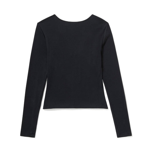 Harley-Davidson® Women's Lace Up Long Sleeve Top - Harley Black