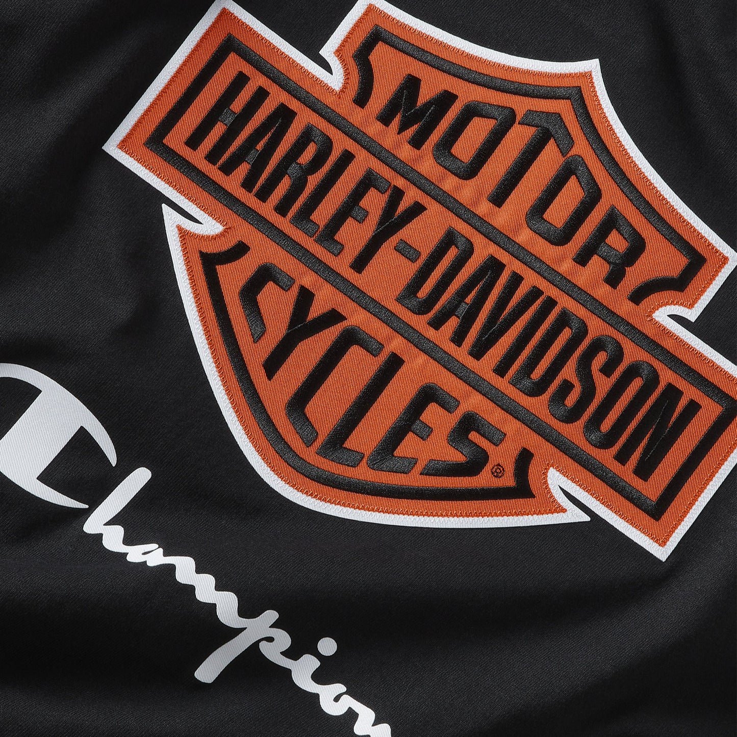 Champion x Harley-Davidson Fanatic Tee - Black & Orange Champion