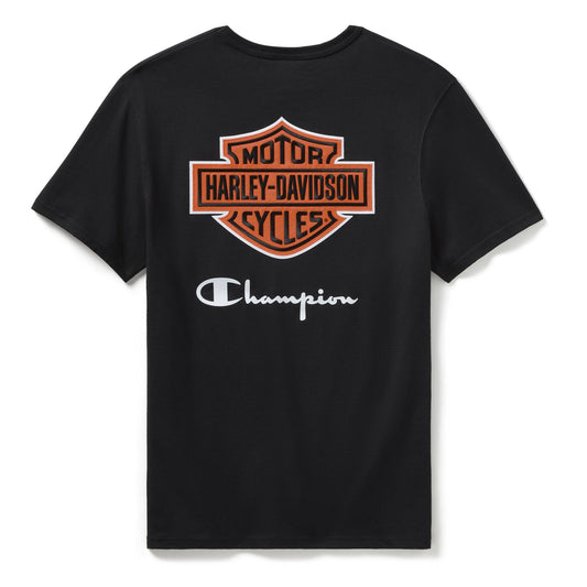 Champion x Harley-Davidson Fanatic Tee - Black & Orange Champion