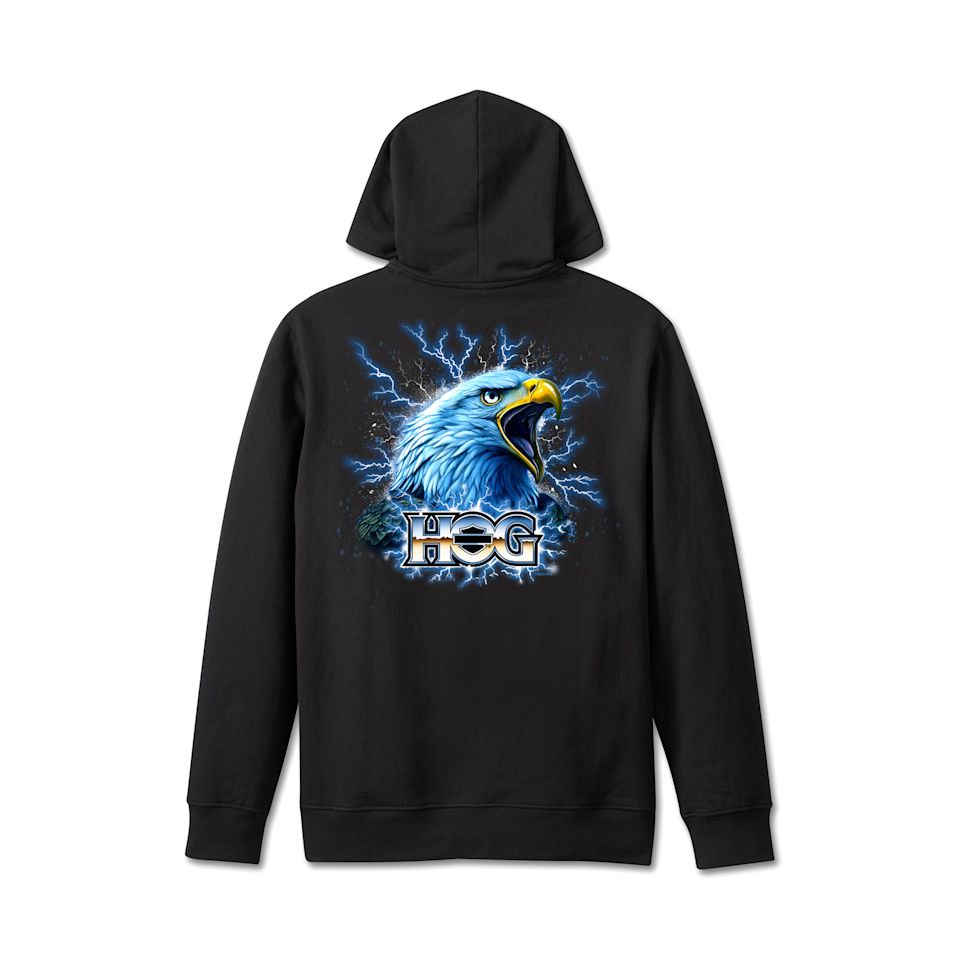 Harley-Davidson® Electric Eagle H.O.G. ® Pullover Fleece Hoodie