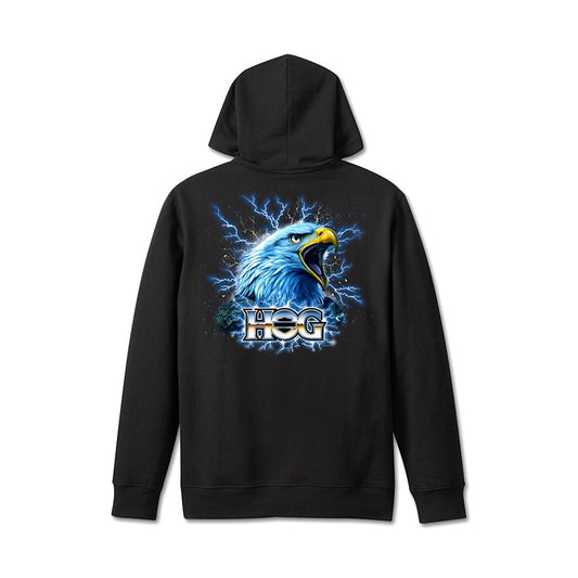 Harley-Davidson® Electric Eagle H.O.G. ® Pullover Fleece Hoodie
