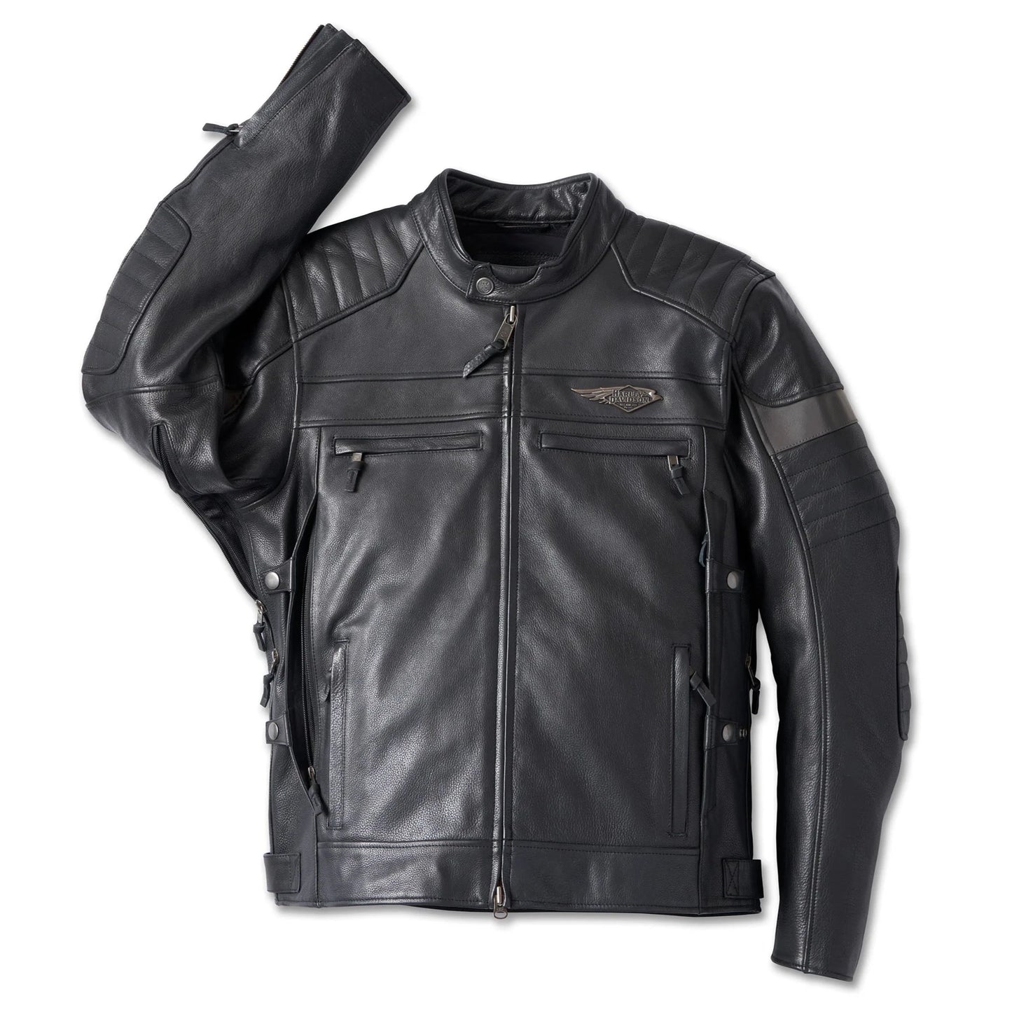 Harley-Davidson® Men's 120th Anniversary Amalgam Triple Vent System Riding Jacket