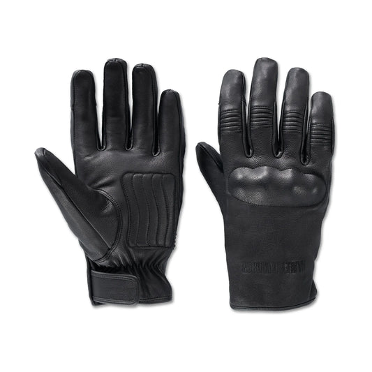 Harley-Davidson® Men's Gild Waterproof Leather Gloves - Harley Black
