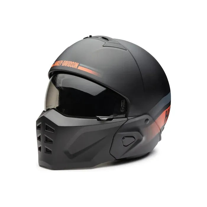 Harley-Davidson® Ultra X16 2-in-1 Helmet Black & Orange