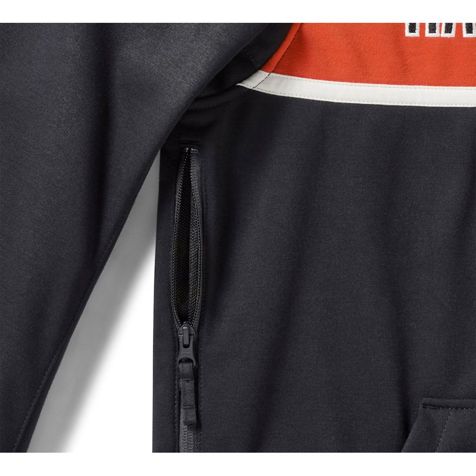 Harley-Davidson® Men's H-D Trenton Deflector 2.0 Hooded Riding Fleece