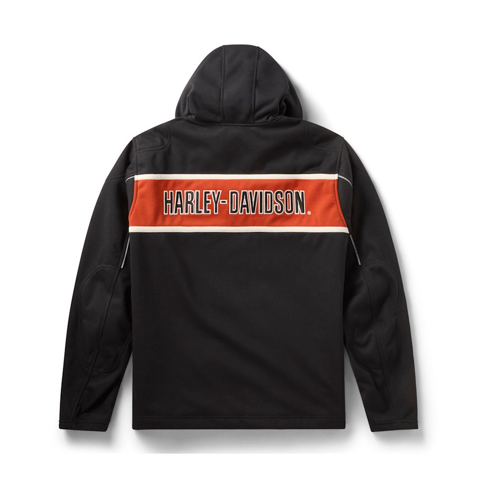 Harley-Davidson® Men's H-D Trenton Deflector 2.0 Hooded Riding Fleece